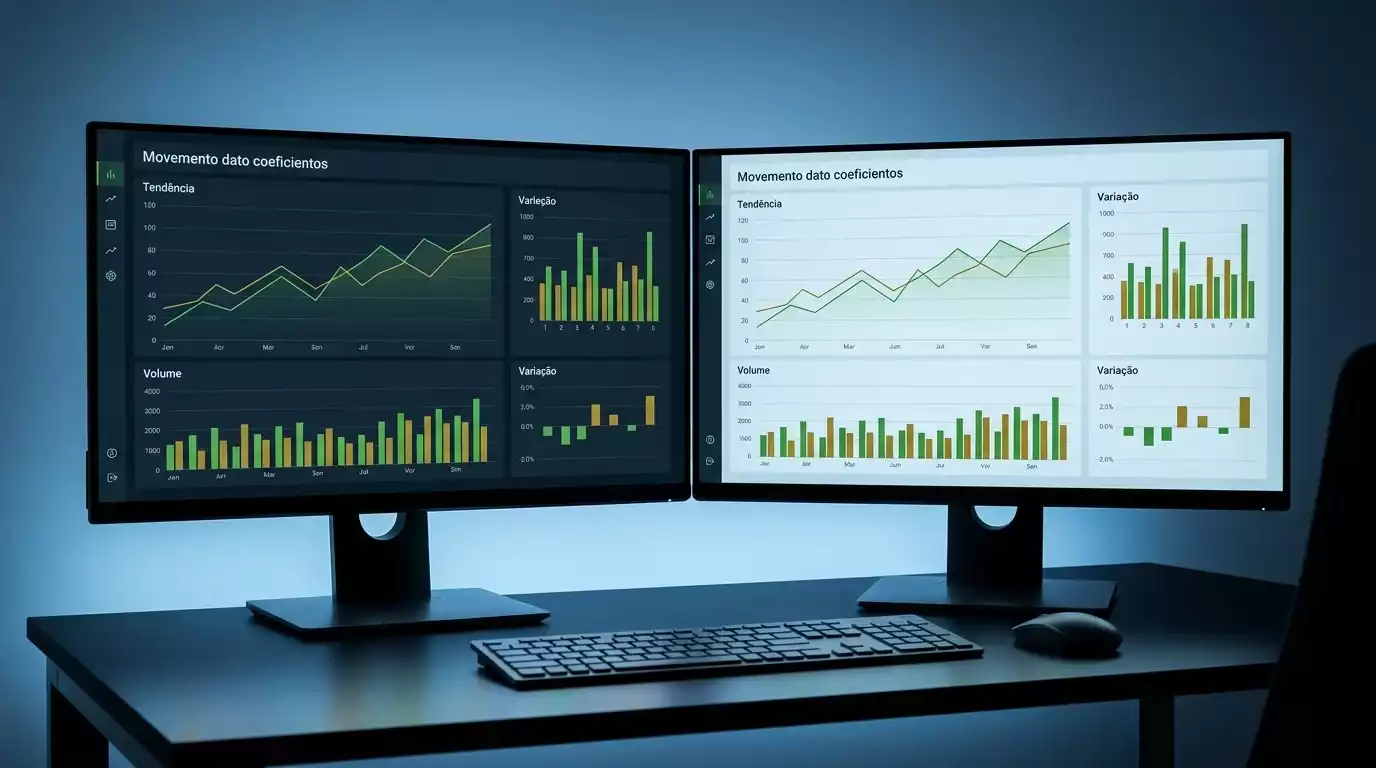 Ecrã de monitorização com gráficos de movimentos de odds e alertas de apostas suspeitas
